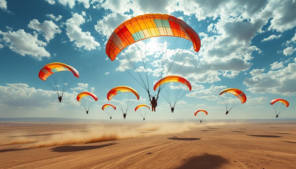 speed parachutes for athletes