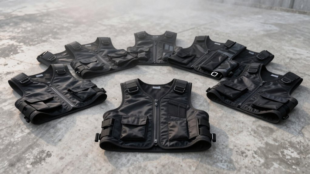 strength building load bearing vests