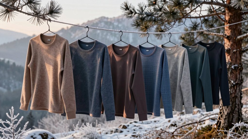 thermal workout tops selection