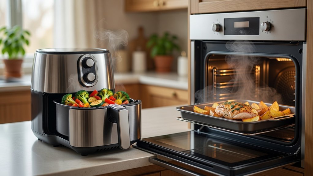convection oven often sufficient