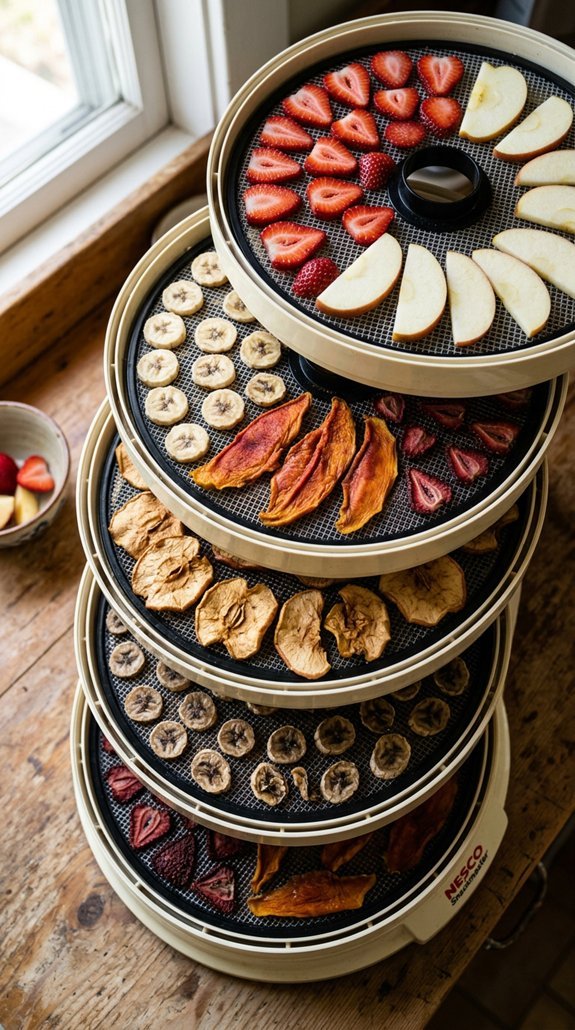 dehydrator times for fruits