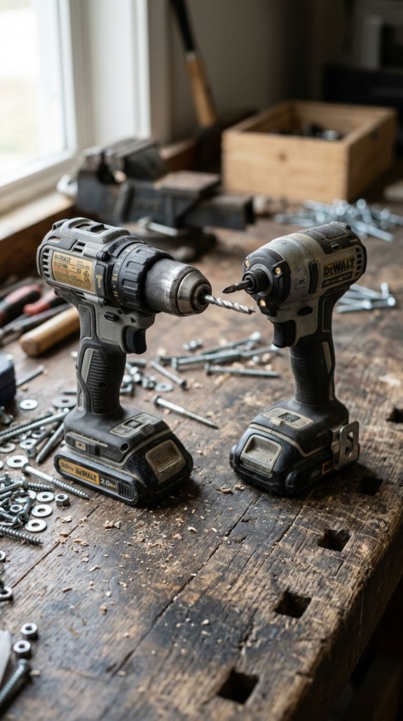 drill for holes impact for screws