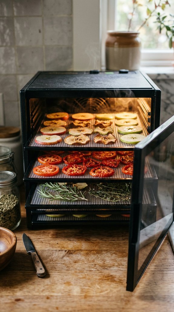 drying times vary by food