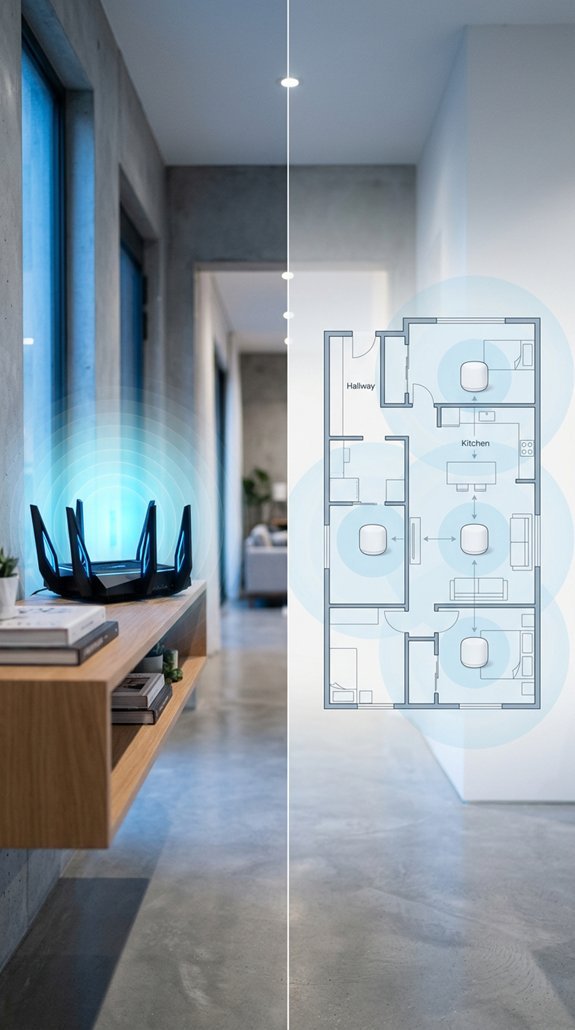 routers speed mesh coverage
